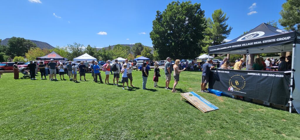 Record attendance at the 12th Annual Village of Oak Creek Community BBQ in Sedona, Arizona
